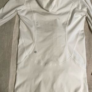 Lululemon new white hoodie double zip up size 8